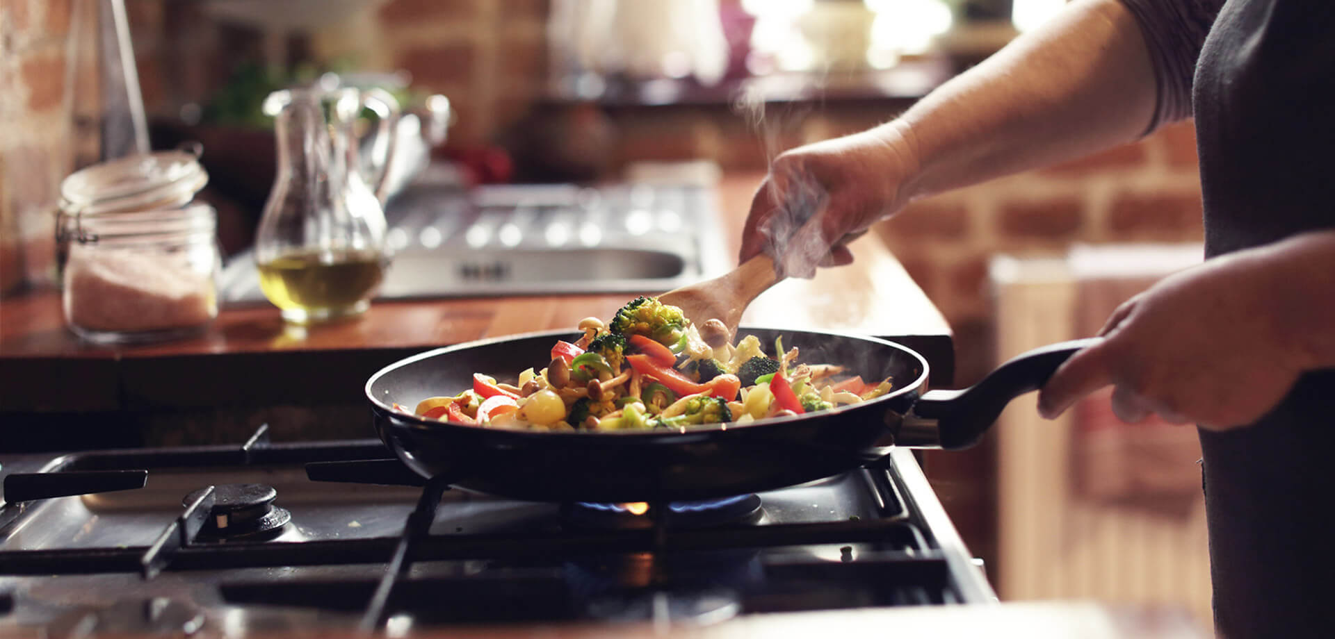 Erdgas zum Kochen von den Gothaer Stadtwerke Energie
